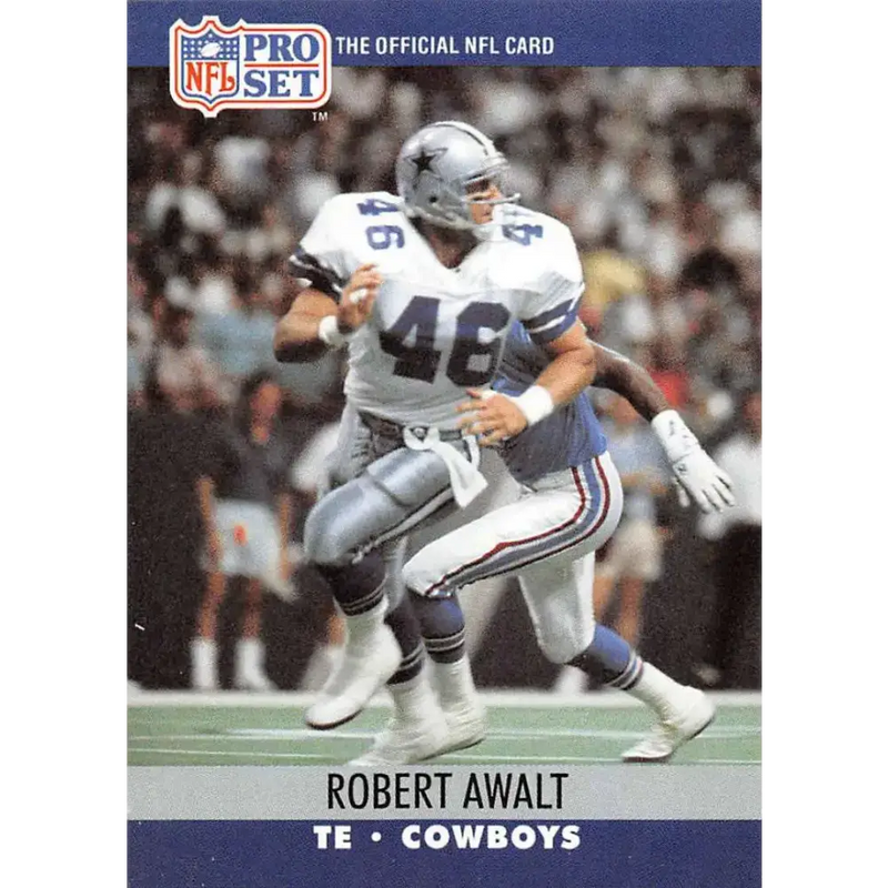 1990 Pro Set #479 Robert Awalt NM-MT Dallas Cowboys Football Card - Football Card Single