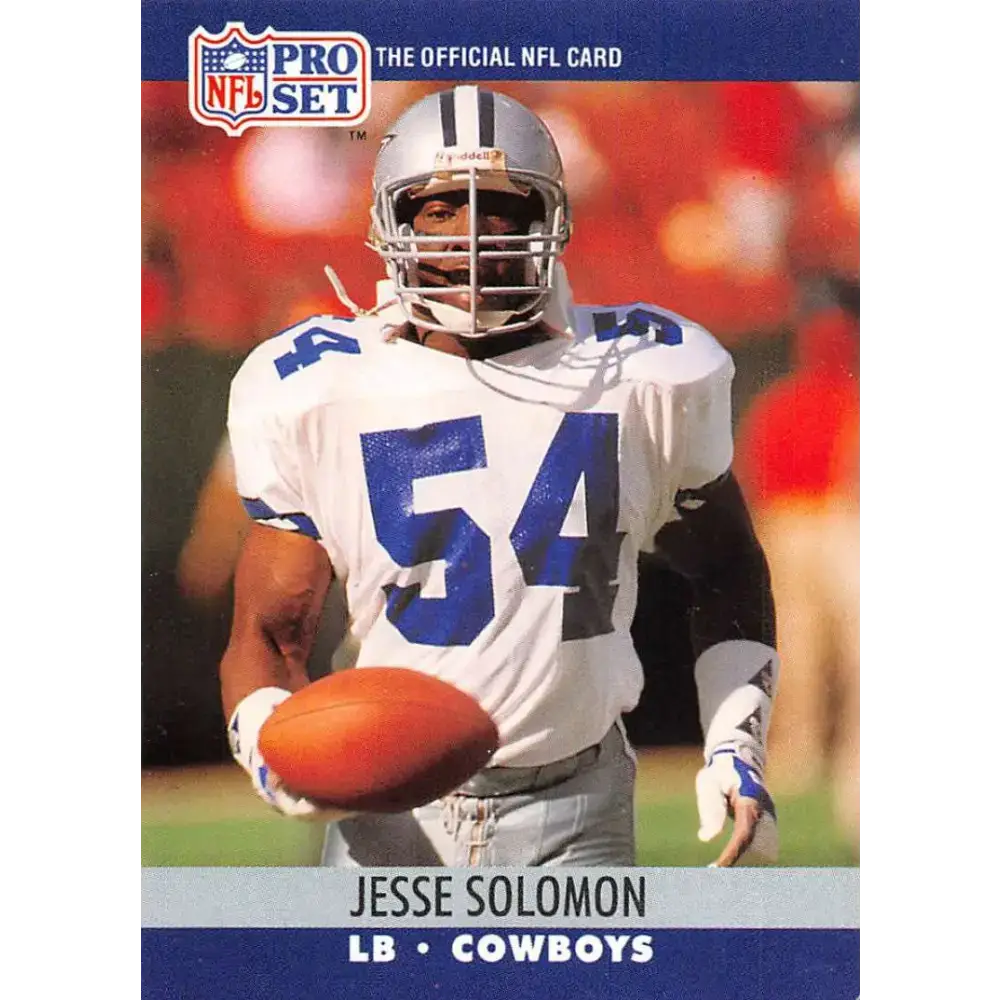 1990 Pro Set #482 Jesse Solomon NM-MT Dallas Cowboys Football Card - Football Card Single