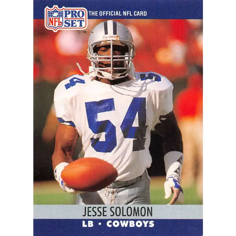 1990 Pro Set #482 Jesse Solomon NM-MT Dallas Cowboys Football Card - Football Card Single