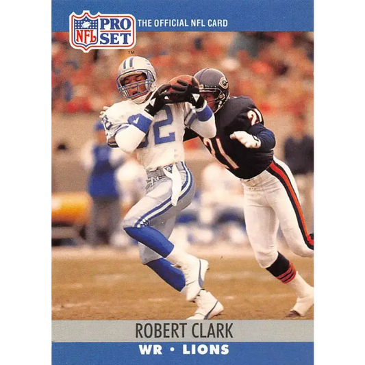 1990 Pro Set #494 Robert Clark NM-MT RC Rookie Detroit Lions Football Card - Football Card Single