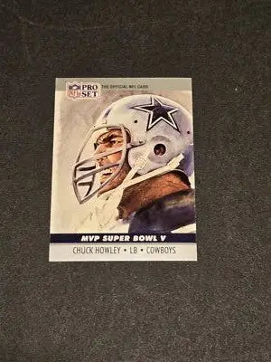 1990 Pro Set #5 Chuck Howley Super Bowl MVP Collectibles - Football Card Single