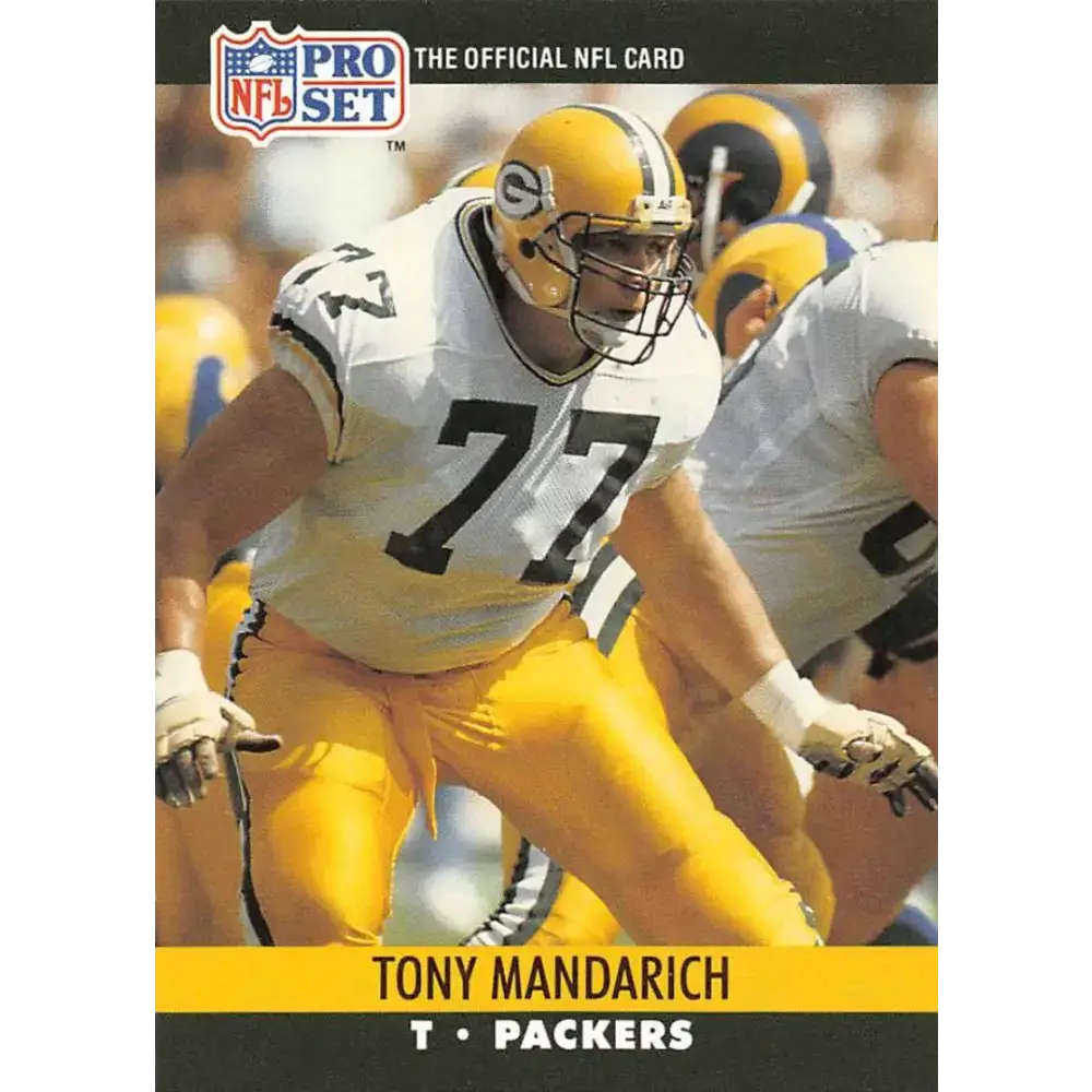 1990 Pro Set #504 Tony Mandarich NM-MT Green Bay Packers Football Card - Football Card Single