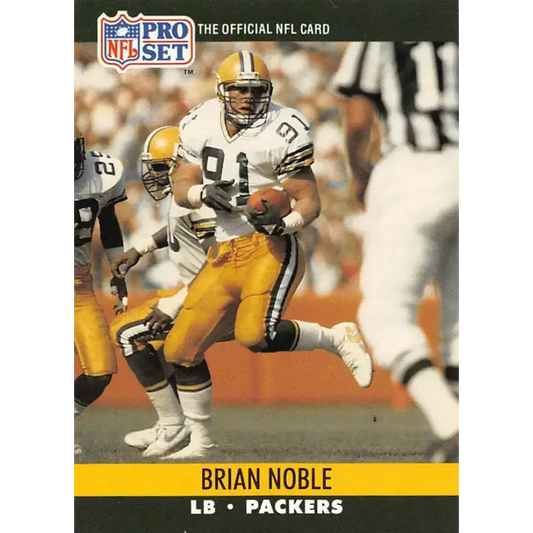 1990 Pro Set #505 Brian Noble NM-MT Green Bay Packers Football Card - Football Card Single