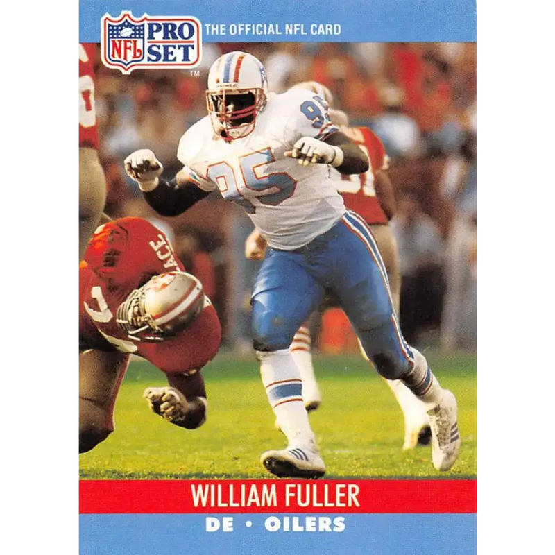 1990 Pro Set #510 William Fuller NM-MT Houston Oilers Football Card - Football Card Single
