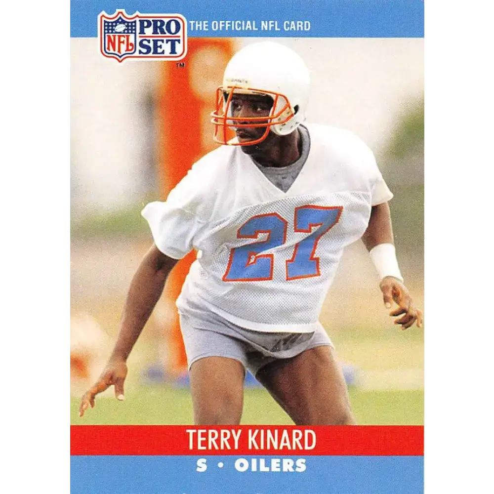 1990 Pro Set #513 Terry Kinard NM-MT Houston Oilers Football Card - Football Card Single