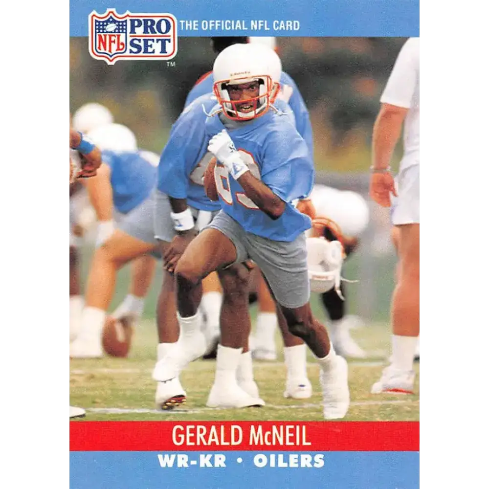 1990 Pro Set #515 Gerald McNeil NM-MT Houston Oilers Football Card - Football Card Single