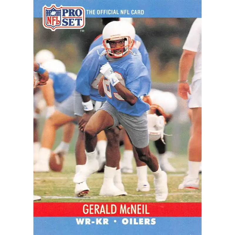 1990 Pro Set #515 Gerald McNeil NM-MT Houston Oilers Football Card - Football Card Single