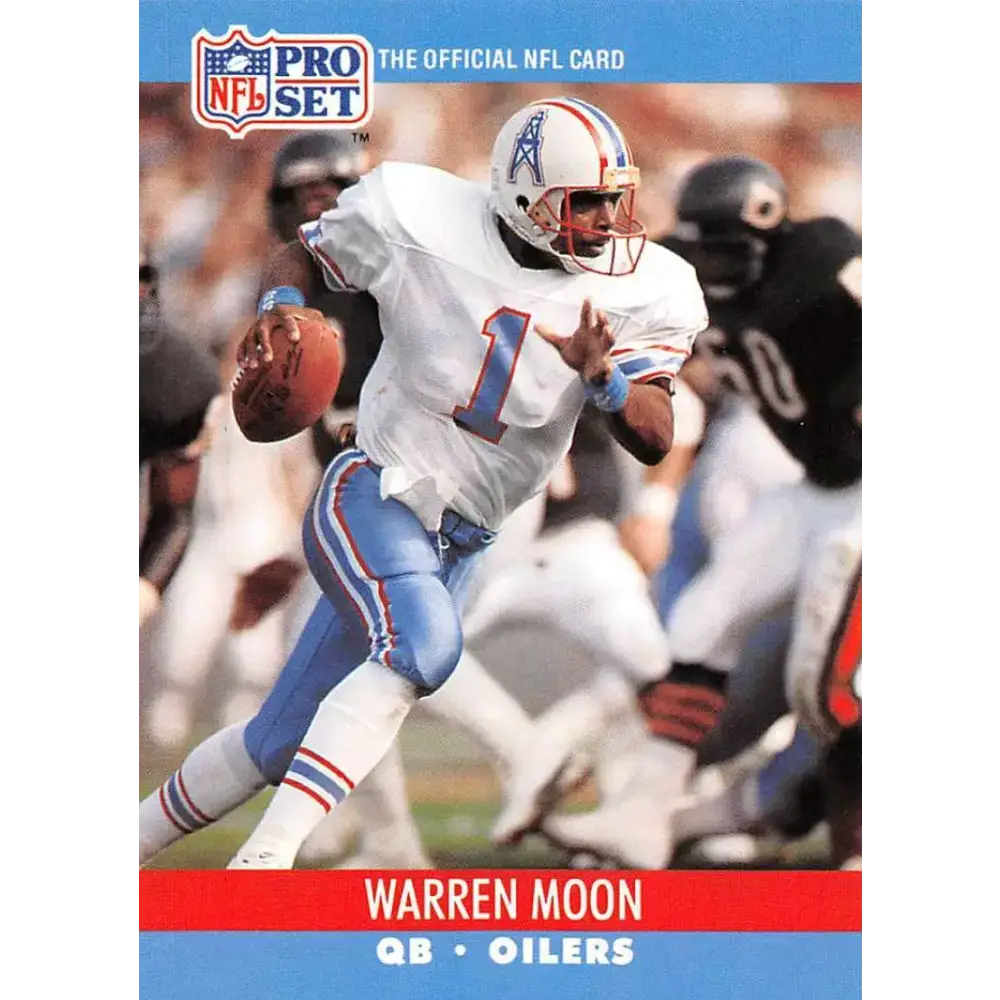 1990 Pro Set #517 Warren Moon NM-MT Houston Oilers Football Card - Football Card Single