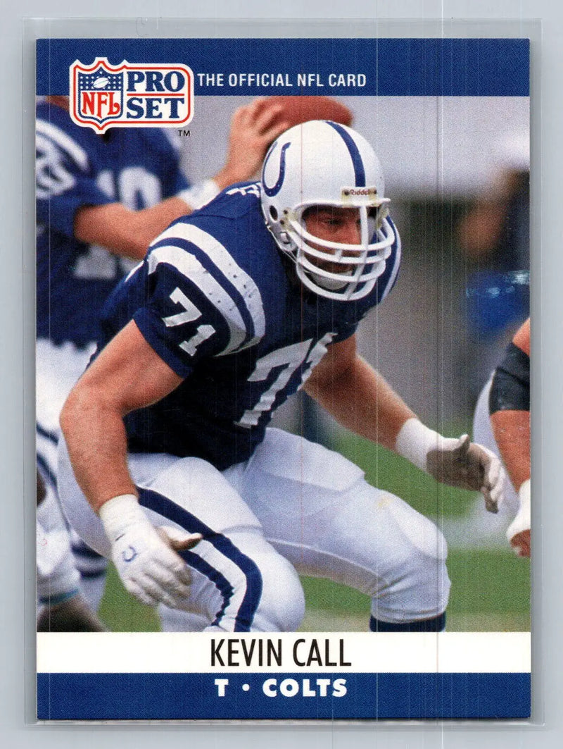 1990 Pro Set #522 Kevin Call Indianapolis Colts - Football Card Single