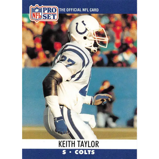 1990 Pro Set #525 Keith Taylor NM-MT Indianapolis Colts Football Card - Football Card Single