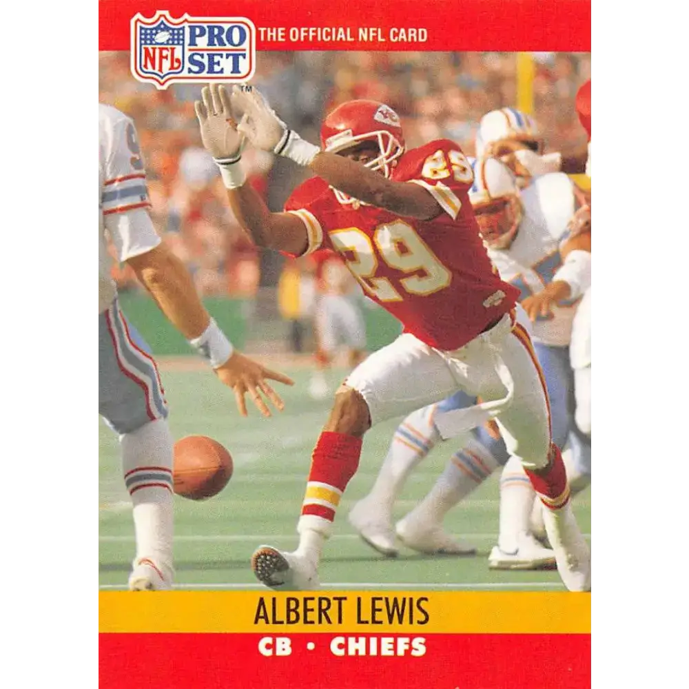 1990 Pro Set #529 Albert Lewis NM-MT Kansas City Chiefs Football Card - Football Card Single