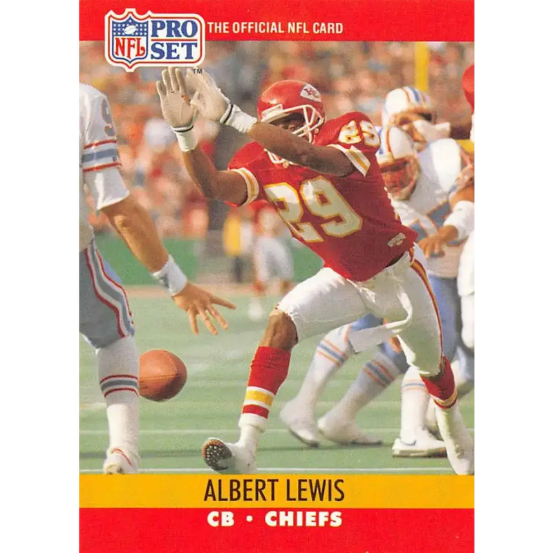 1990 Pro Set #529 Albert Lewis NM-MT Kansas City Chiefs Football Card - Football Card Single