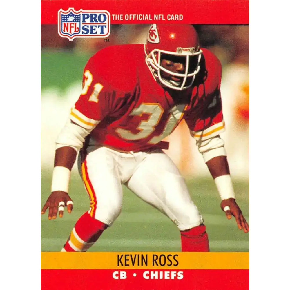 1990 Pro Set #534 Kevin Ross NM-MT Kansas City Chiefs Football Card - Football Card Single
