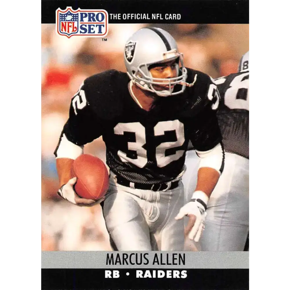1990 Pro Set #538 Marcus Allen NM-MT Los Angeles Raiders Football Card - Football Card Single