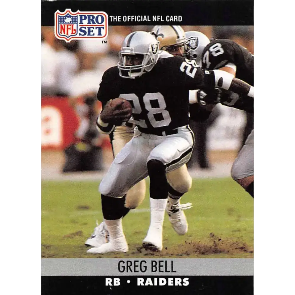 1990 Pro Set #539 Greg Bell NM-MT Los Angeles Raiders Football Card - Football Card Single