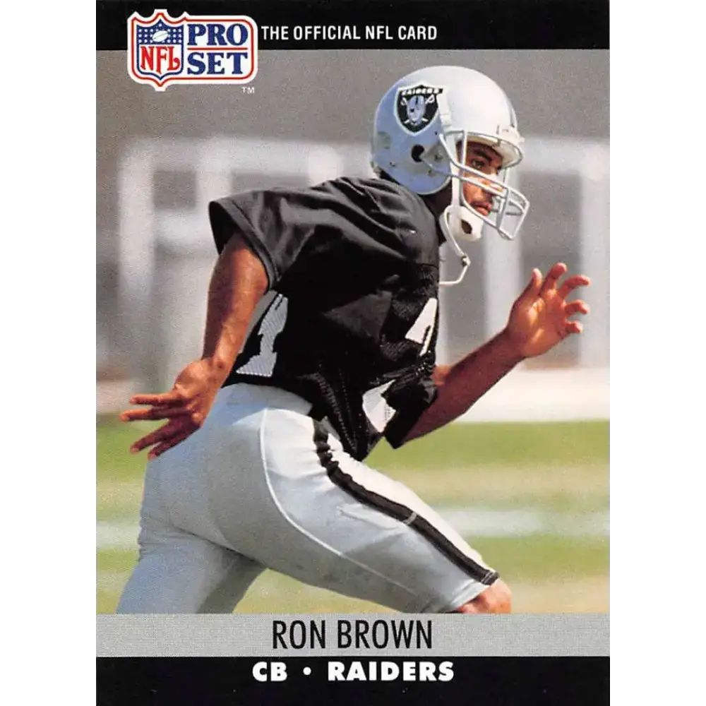 1990 Pro Set #541 Ron Brown NM-MT Los Angeles Raiders Football Card - Football Card Single