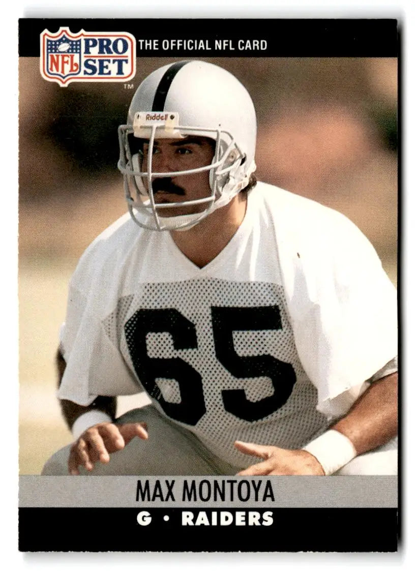 1990 Pro Set #547 Max Montoya - Football Card Single
