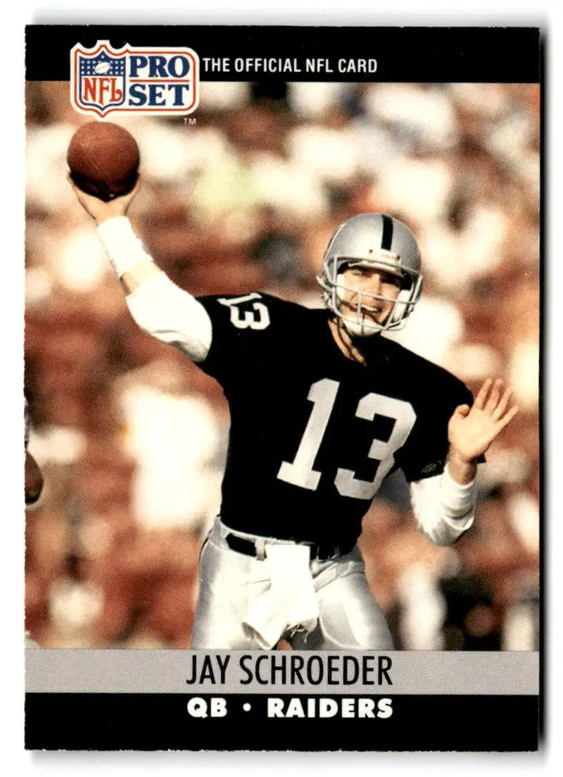 1990 Pro Set #548 Jay Schroeder - Football Card Single