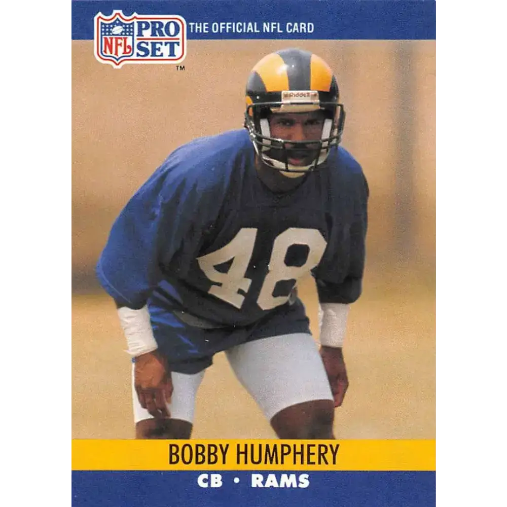 1990 Pro Set #551 Bobby Humphrey NM-MT Los Angeles Rams Football Card - Football Card Single