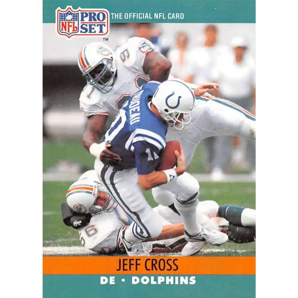 1990 Pro Set #557 Jeff Cross NM-MT Miami Dolphins Football Card - Football Card Single