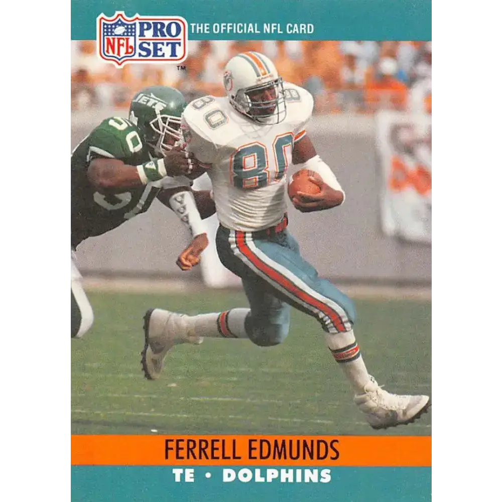 1990 Pro Set #560 Ferrell Edmunds NM-MT Miami Dolphins Football Card - Football Card Single