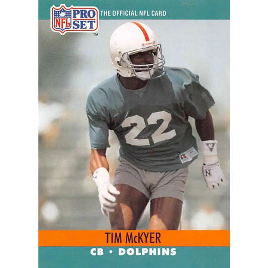 1990 Pro Set #561 Tim McKyer NM-MT Miami Dolphins Football Card - Football Card Single
