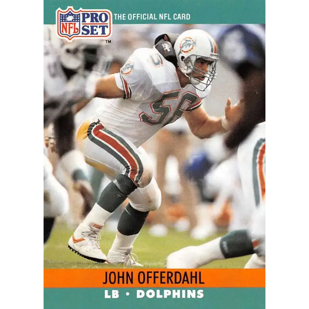 1990 Pro Set #562 John Offerdahl NM-MT Miami Dolphins Football Card - Football Card Single