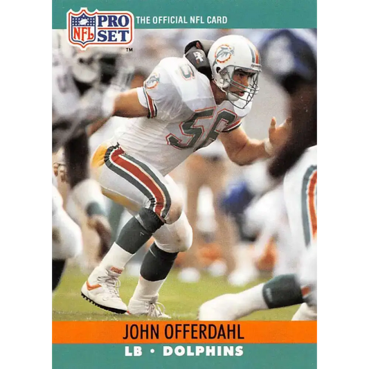 1990 Pro Set #562 John Offerdahl NM-MT Miami Dolphins Football Card - Football Card Single