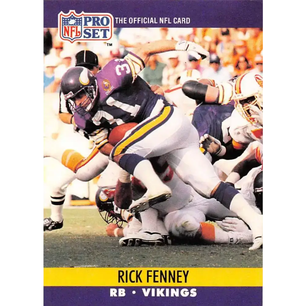 1990 Pro Set #567 Rick Fenney NM-MT Minnesota Vikings Football Card - Football Card Single