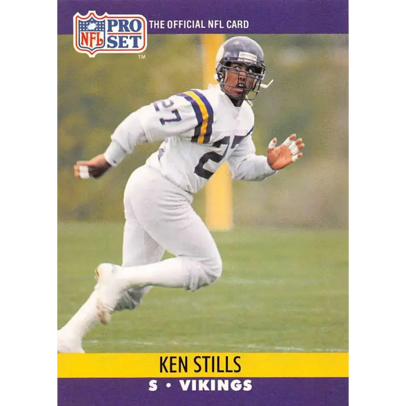 1990 Pro Set #574 Ken Stills NM-MT RC Rookie Minnesota Vikings Football Card - Football Card Single
