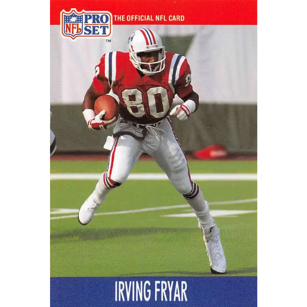 1990 Pro Set #576 Irving Fryar NM-MT New England Patriots Football Card - Football Card Single