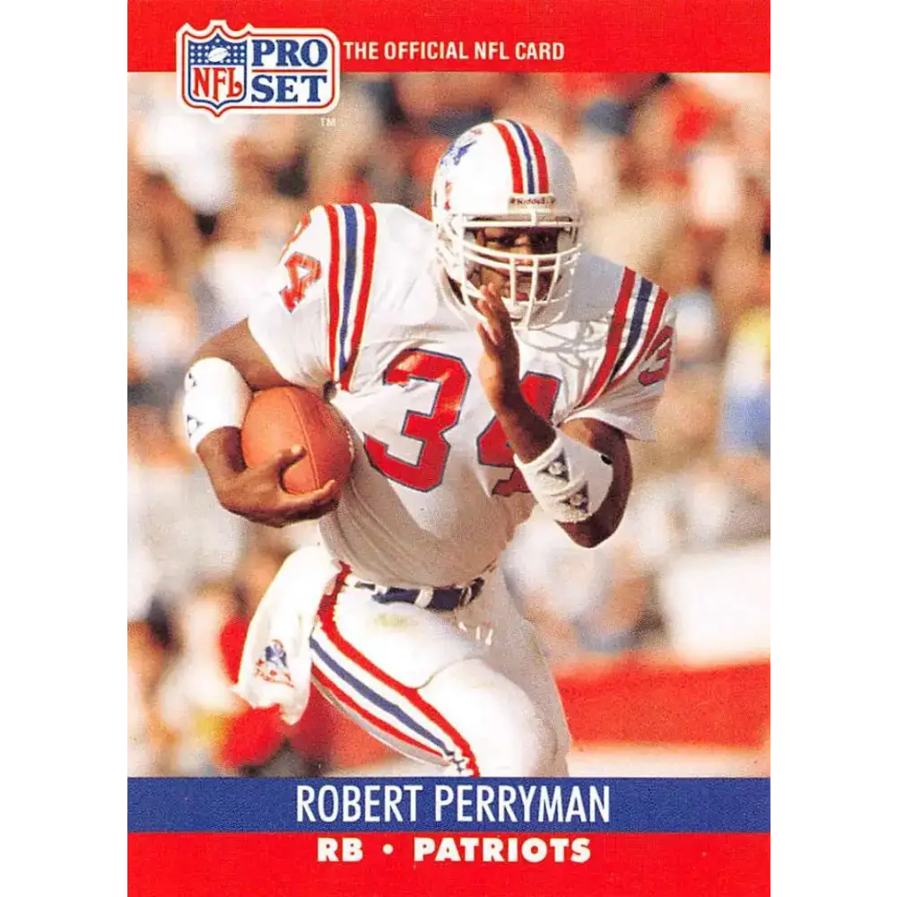 1990 Pro Set #578 Robert Perryman NM-MT New England Patriots Football Card - Football Card Single