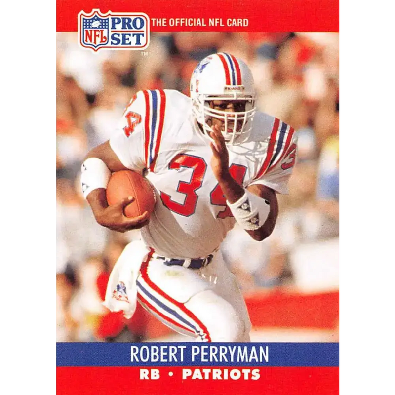 1990 Pro Set #578 Robert Perryman NM-MT New England Patriots Football Card - Football Card Single