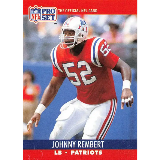 1990 Pro Set #581 Johnny Rembert NM-MT New England Patriots Football Card - Football Card Single