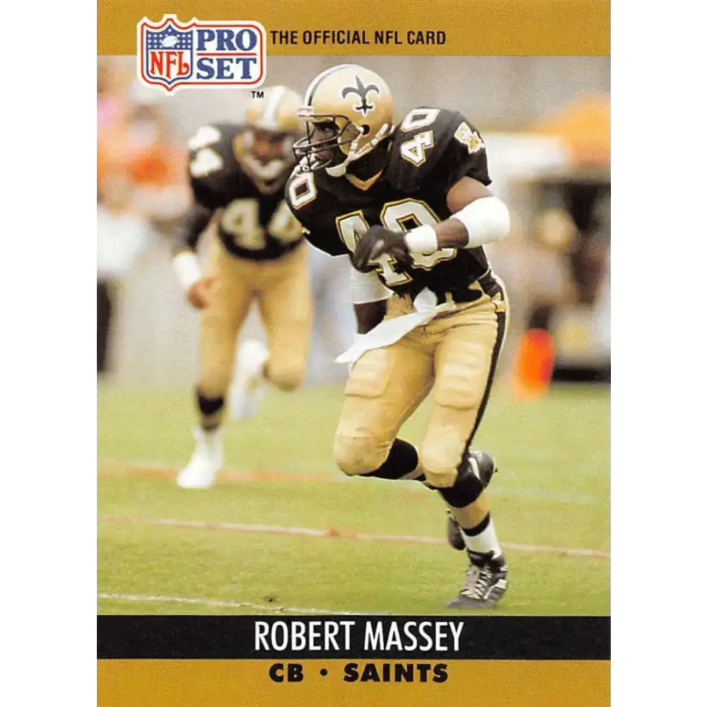 1990 Pro Set #589 Robert Massey NM-MT New Orleans Saints Football Card - Football Card Single
