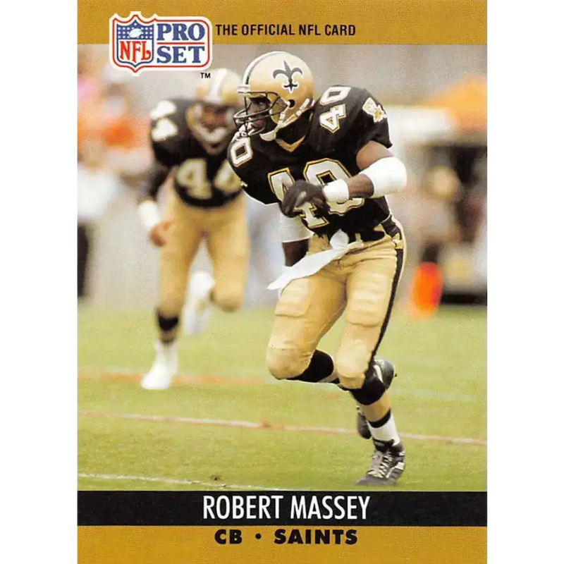 1990 Pro Set #589 Robert Massey NM-MT New Orleans Saints Football Card - Football Card Single