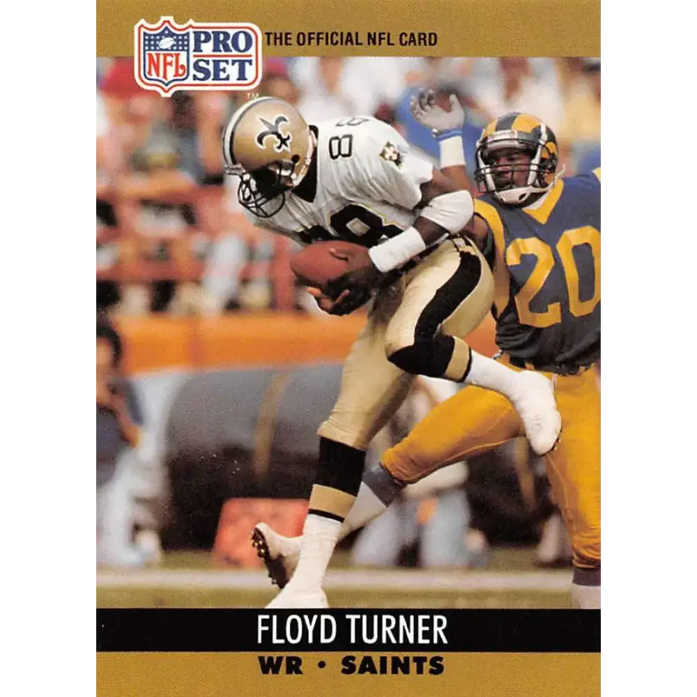 1990 Pro Set #590 Floyd Turner NM-MT New Orleans Saints Football Card - Football Card Single