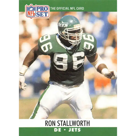 1990 Pro Set #604 Ron Stallworth NM-MT RC Rookie New York Jets Football Card - Football Card Single