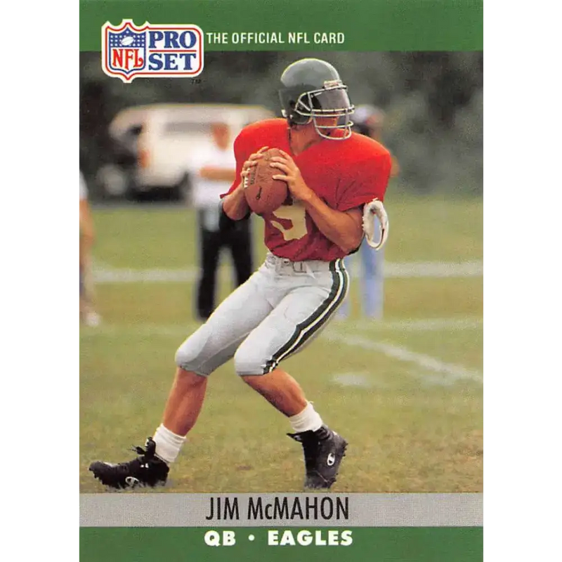 1990 Pro Set #610 Jim McMahon NM-MT Philadelphia Eagles Football Card - Football Card Single