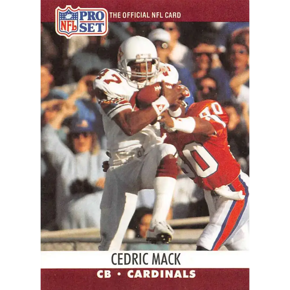 1990 Pro Set #616 Cedric Mack NM-MT Phoenix Cardinals Football Card - Football Card Single
