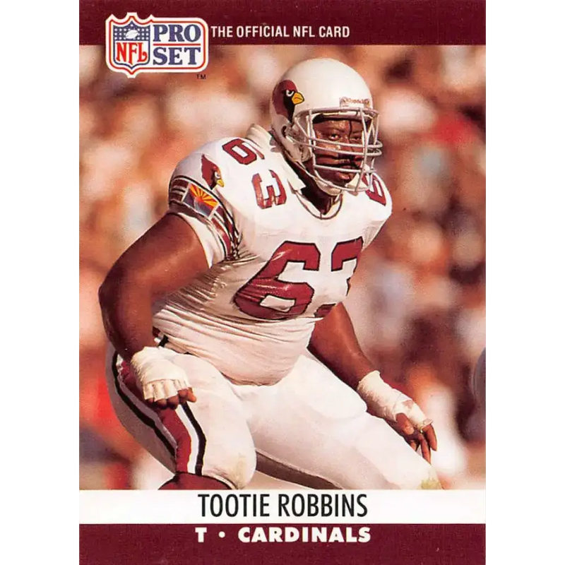1990 Pro Set #618 Tootie Robbins NM-MT Phoenix Cardinals Football Card - Football Card Single