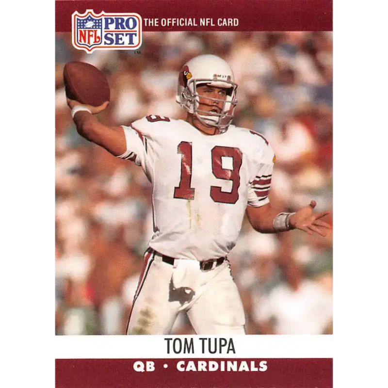 1990 Pro Set #619 Tom Tupa NM-MT RC Rookie Phoenix Cardinals Football Card - Football Card Single