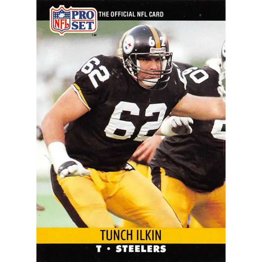 1990 Pro Set #623 Tunch Ilkin NM-MT Pittsburgh Steelers Football Card - Football Card Single