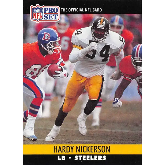 1990 Pro Set #624 Hardy Nickerson NM-MT Pittsburgh Steelers Football Card - Football Card Single