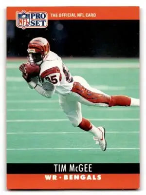 1990 Pro Set #64 Tim McGee - Football Card Single