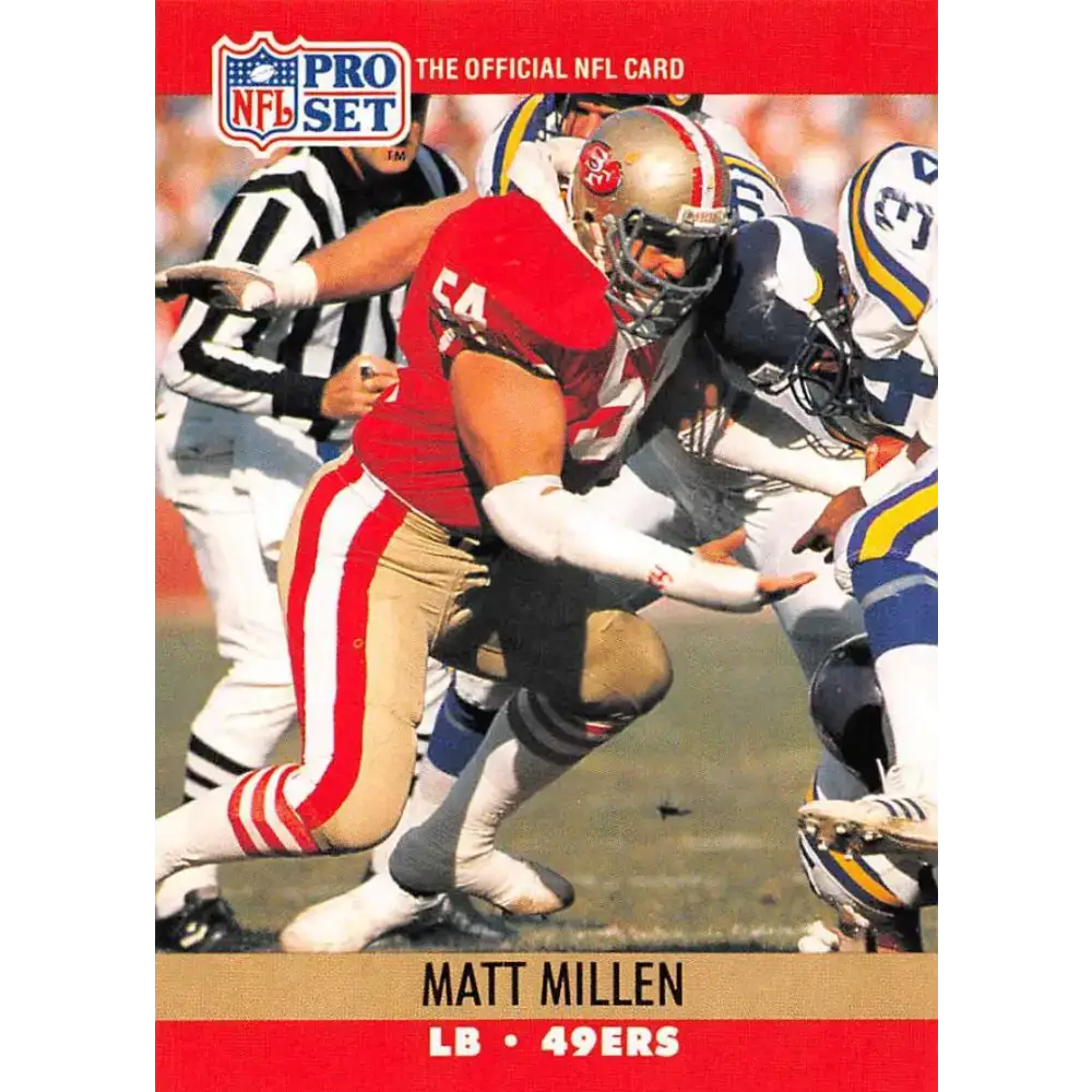 1990 Pro Set #640 Matt Millen NM-MT San Francisco 49ers Football Card - Football Card Single