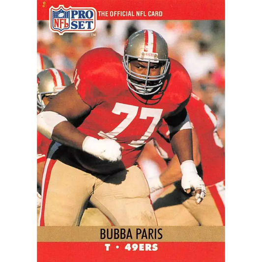 1990 Pro Set #641 Bubba Paris NM-MT San Francisco 49ers Football Card - Football Card Single