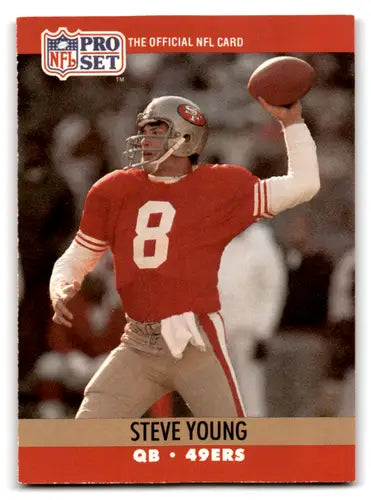 1990 Pro Set #645 Steve Young NM Near Mint 49ers ID:67979 - Football Card Single