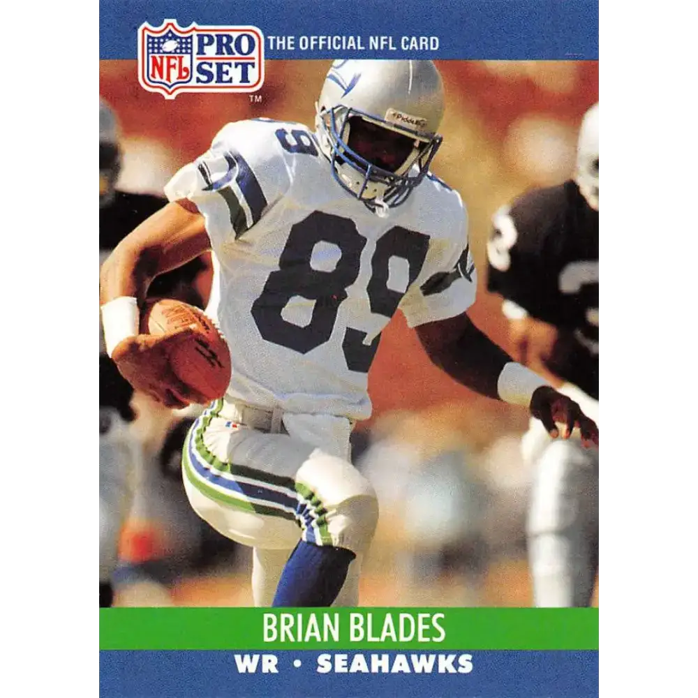 1990 Pro Set #646 Brian Blades NM-MT Seattle Seahawks Football Card - Football Card Single