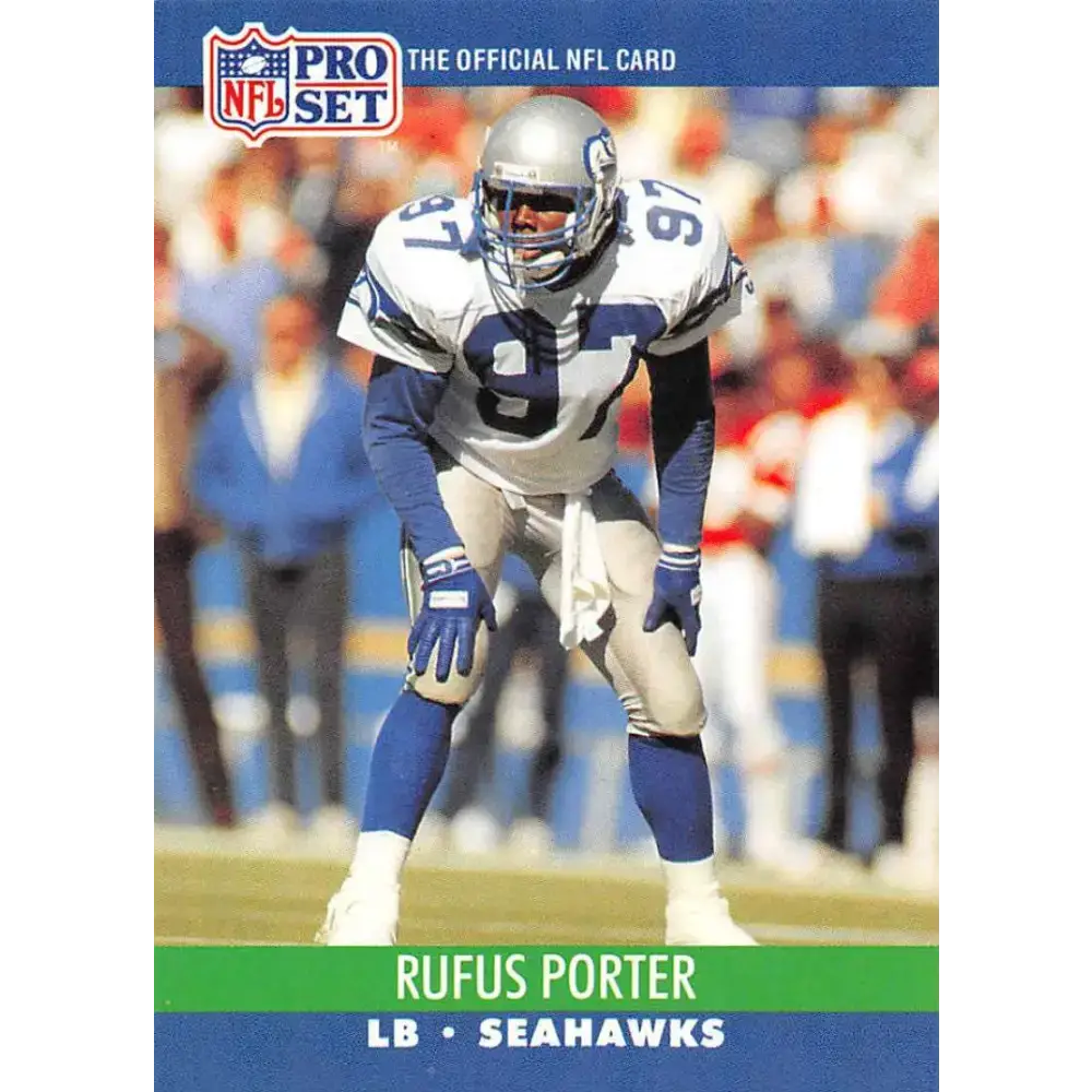1990 Pro Set #649 Rufus Porter NM-MT Seattle Seahawks Football Card - Football Card Single
